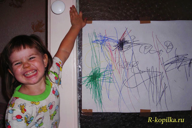 Если ребенок рисует на стенах